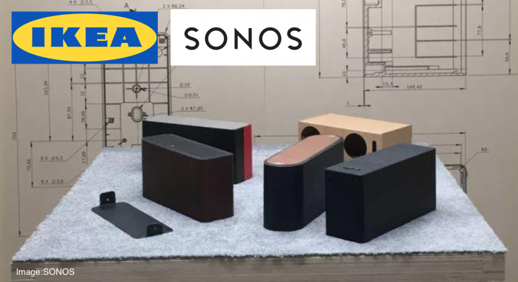 SYMFONISK Sonos speaker lamp w WiFi, black - IKEA