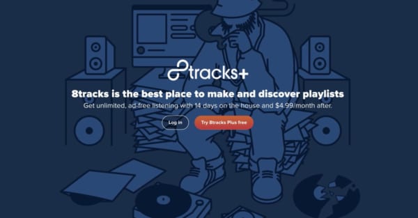 8tracks。プレイリスト方式でジャズを楽しめるネットラジオ。アメリカ