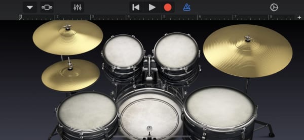 GarageBandのdrums　アコースティック