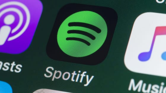 spotify、Apple Musicの写真