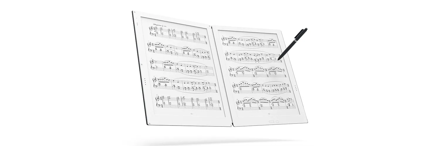 世界初！「２画面電子ペーパー楽譜専用端末」発売 | ARBAN